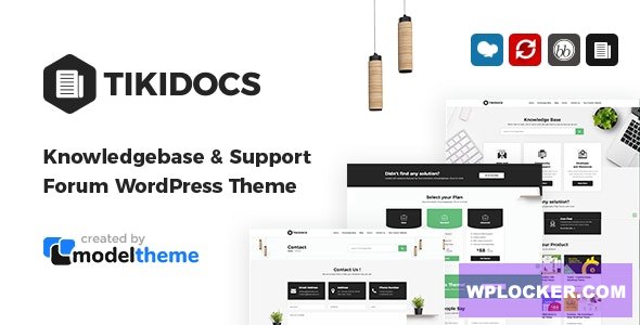Tikidocs v2.1 - Knowledgebase & Support Forum WordPress Theme + RTL
