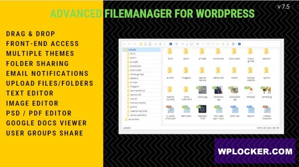 File Manager Plugin For Wordpress v7.5.6