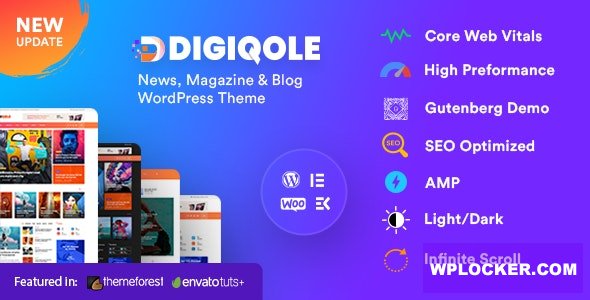 Digiqole v2.1.4 - News Magazine WordPress Theme