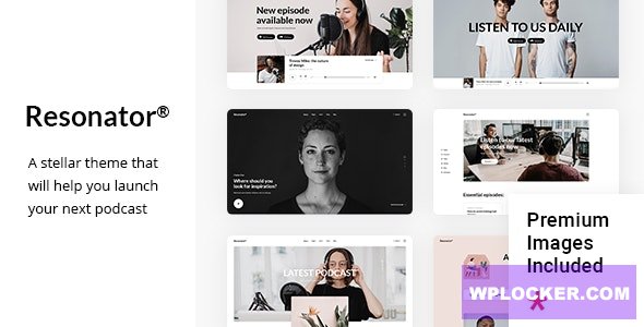 Resonator v1.3 - Audio Podcast Theme