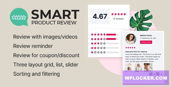 Smart Product Review For WooCommerce v1.0.4