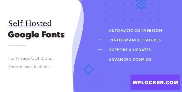 Self-Hosted Google Fonts Pro v1.0.1