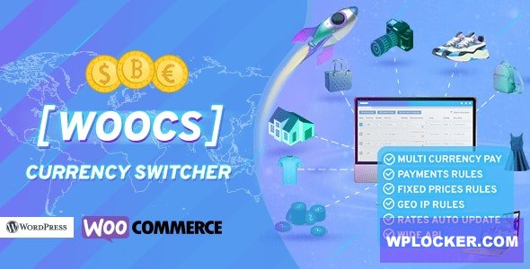 WOOCS v2.3.8 - WooCommerce Currency Switcher. Professional multi currency plugin