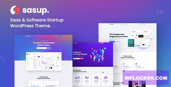Sasup v1.0.0 - Sass Landing WordPress Theme