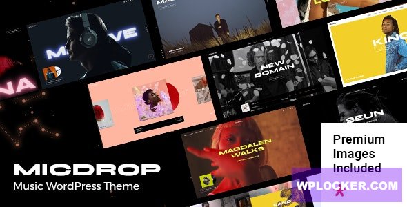 Micdrop v1.1 - Music WordPress Theme