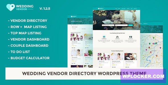 Wedding Vendor v1.2.5 - Directory & Listing WordPress Theme