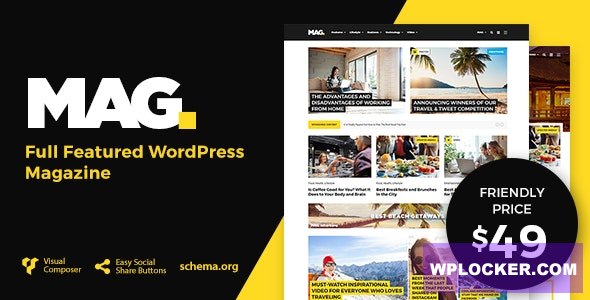 Mag v2.0.6 - Full Featured WordPress Magazine