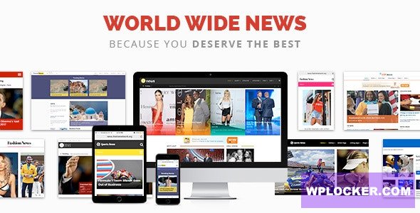 World Wide News v2.0 - Magazine Responsive WordPress Theme