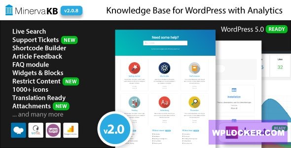 MinervaKB v2.0.8 - Knowledge Base for Wordpress with Analytics