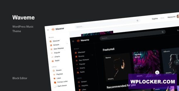 Waveme v6.2 - Music Platform WordPress Theme