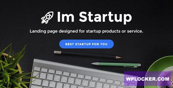 ImStartup v1.3.8 - Startup Landing Page WordPress Theme