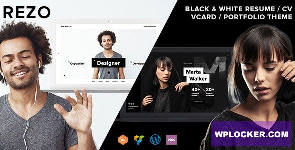 Rezo v1.0.2 - Resume, vCard, CV WordPress