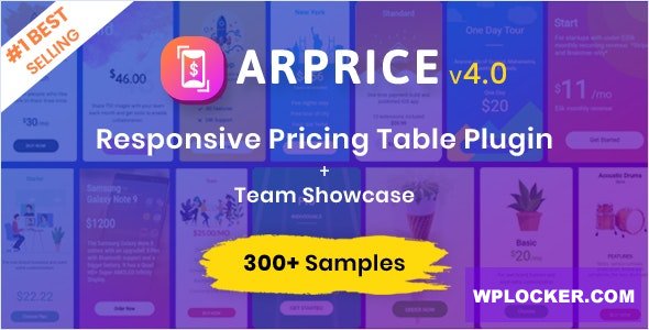 ARPrice v4.0.2 - Ultimate Compare Pricing table plugin