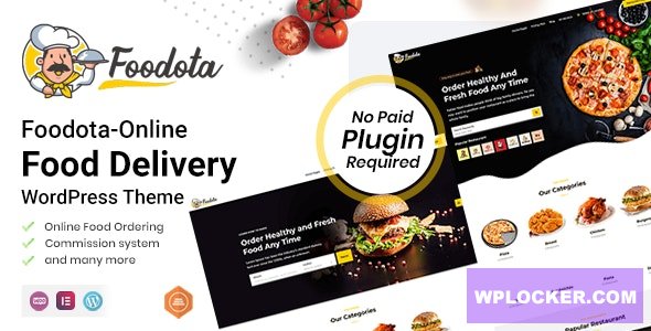 Foodota v1.0.3 - Online Food Delivery WordPress Theme