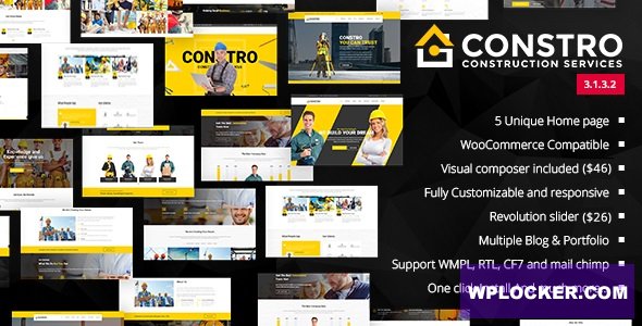 Constro v3.1.3.2 - Construction Business WordPress Theme