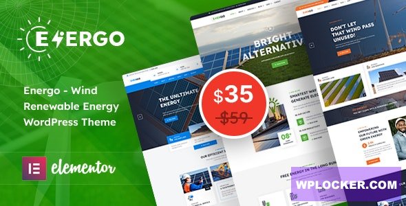 Energo v1.1 - Wind Renewable Energy WordPress Theme