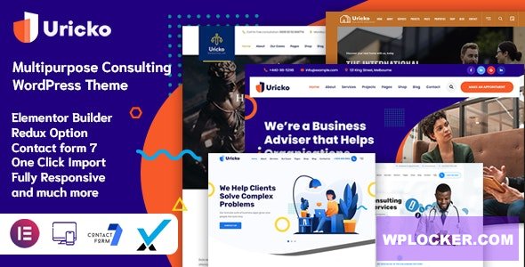 Uricko v1.0 - Multipurpose Consulting WordPress