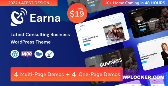 Earna 1.0 - Consulting Business WordPress Theme