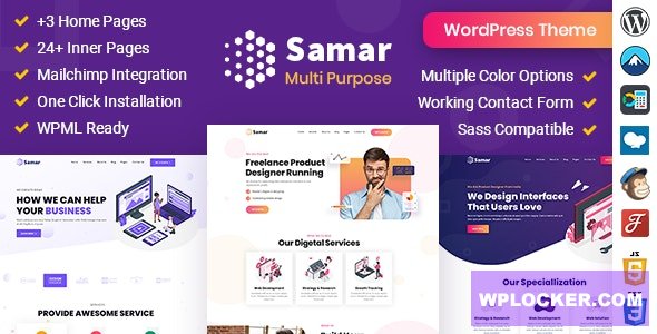 Samar v2.0 - Creative Agency WordPress Theme