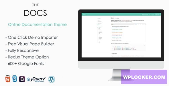 TheDocs - Online Documentation WordPress Theme