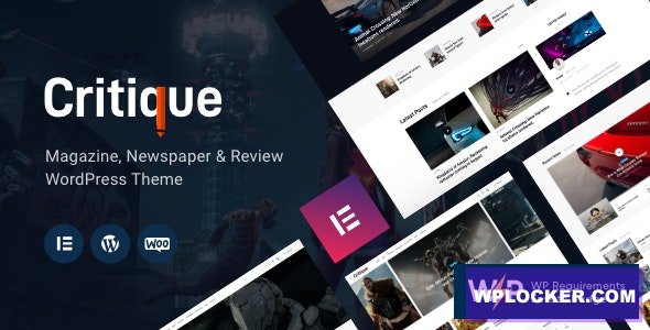 Critique v1.0 - Magazine, Newspaper & Review WordPress Theme