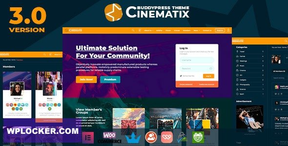 Cinematix v3.2 - BuddyPress Nouveau Membership Theme