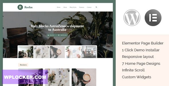 Rovlex v1.0 - Blog Theme for Writers