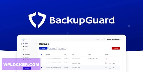 BackupGuard Pro v1.6.8.4 - WordPress Backup Plugin
