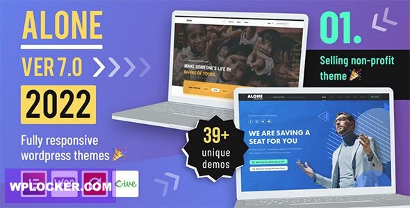 Alone v7.5 - Charity Multipurpose Non-profit WordPress Theme