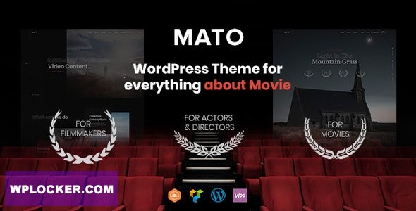 Mato v1.2.4 - Movie Studios and Filmmakers WordPress Theme