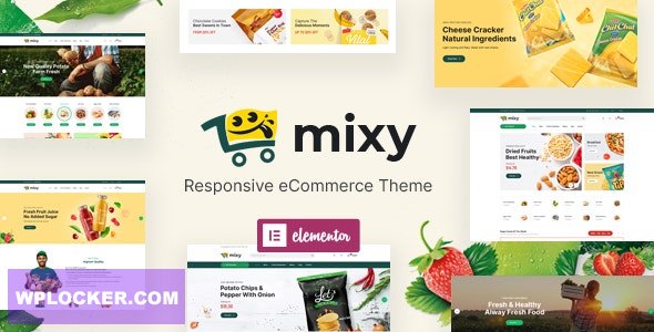 Mixy v1.0 - Organic Food Store WordPress Theme
