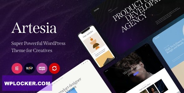 Artesia v1.0 - WordPress Theme for Creatives