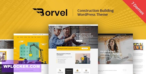 Borvel v2.0 - Construction Building Company WordPress Theme