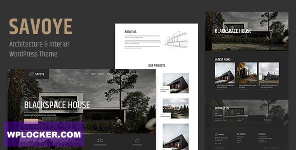 Savoye v1.0 - Architecture & Interior WordPress Theme
