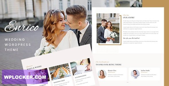 Enrico v1.0 - Wedding WordPress Theme