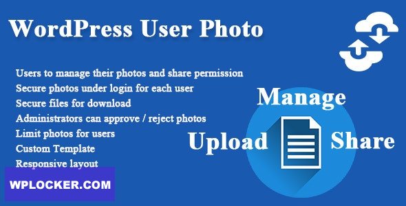 WordPress User Photo v1.0.0
