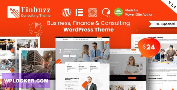 Finbuzz v1.9.3 - Corporate Business WordPress Theme