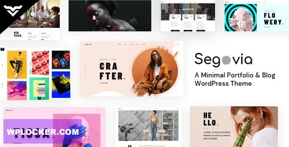 Segovia v1.5.4 - A Minimal Portfolio And Blog WordPress Theme