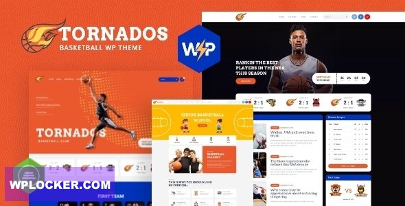 Tornados v1.1.8 - Basketball NBA Team WordPress Theme