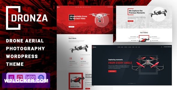 Dronza v1.4 - Drone Aerial Photography WordPress Theme