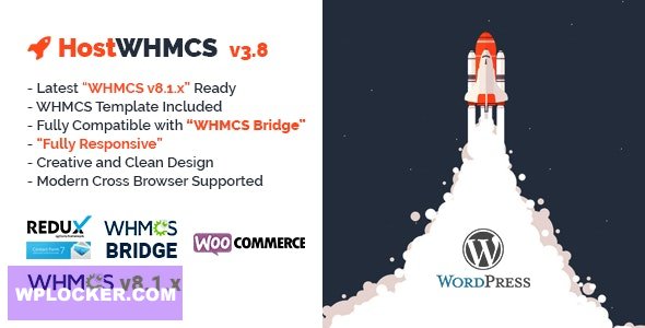 HostWHMCS v3.8 - Responsive Hosting and WHMCS WordPress Theme