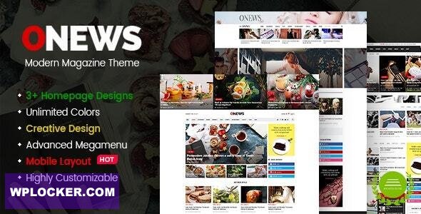 ONews v1.1.2 - Modern Newspaper & Magazine Theme WordPress (Mobile Layout Ready)