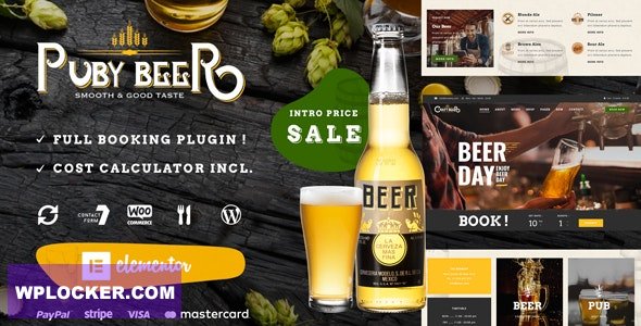 Puby v1.1 - Beer & Brewery WP