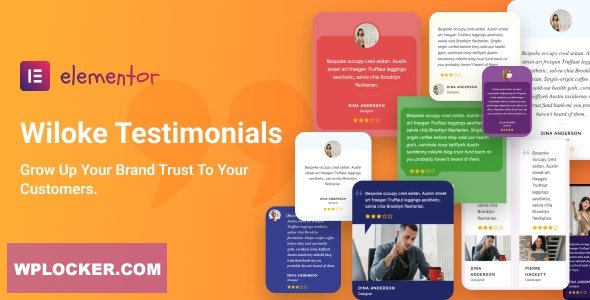 Wiloke v1.0 - Testimonials Addon for Elementor