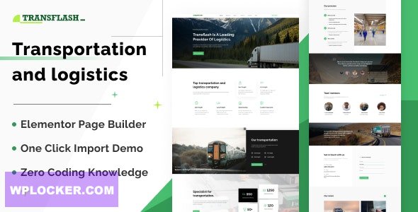 Transflash v1.0.0 - Transportation and Logistics WordPress Theme