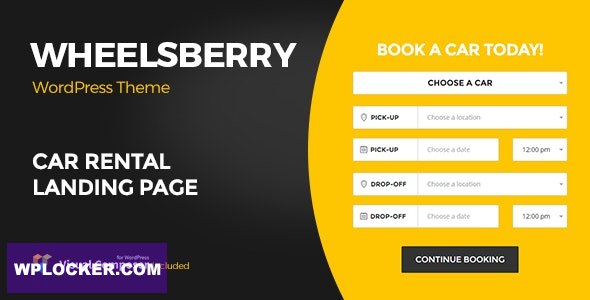 Wheelsberry v1.2.8 – Car Rental WordPress Theme / Landing Page