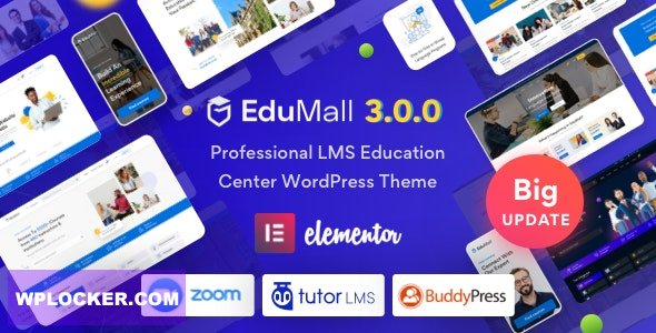 EduMall v3.0.2 – Professional LMS Education Center WordPress Theme