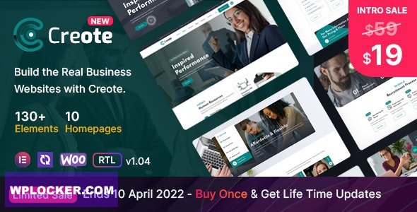 Creote v1.0.4 - Consulting Business WordPress Theme