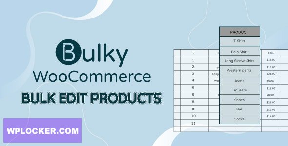 Bulky v1.2.1 - WooCommerce Bulk Edit Products, Orders, Coupons