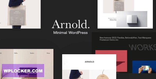 Arnold v2.5.0 - Minimal Portfolio WordPress Theme
